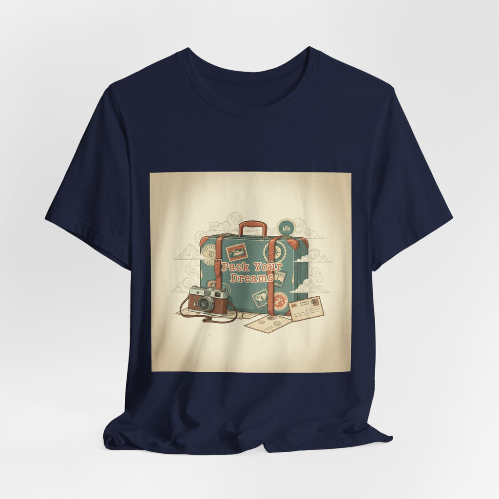 Retro Travel Postcard Tee | passport stamp, wanderlust design