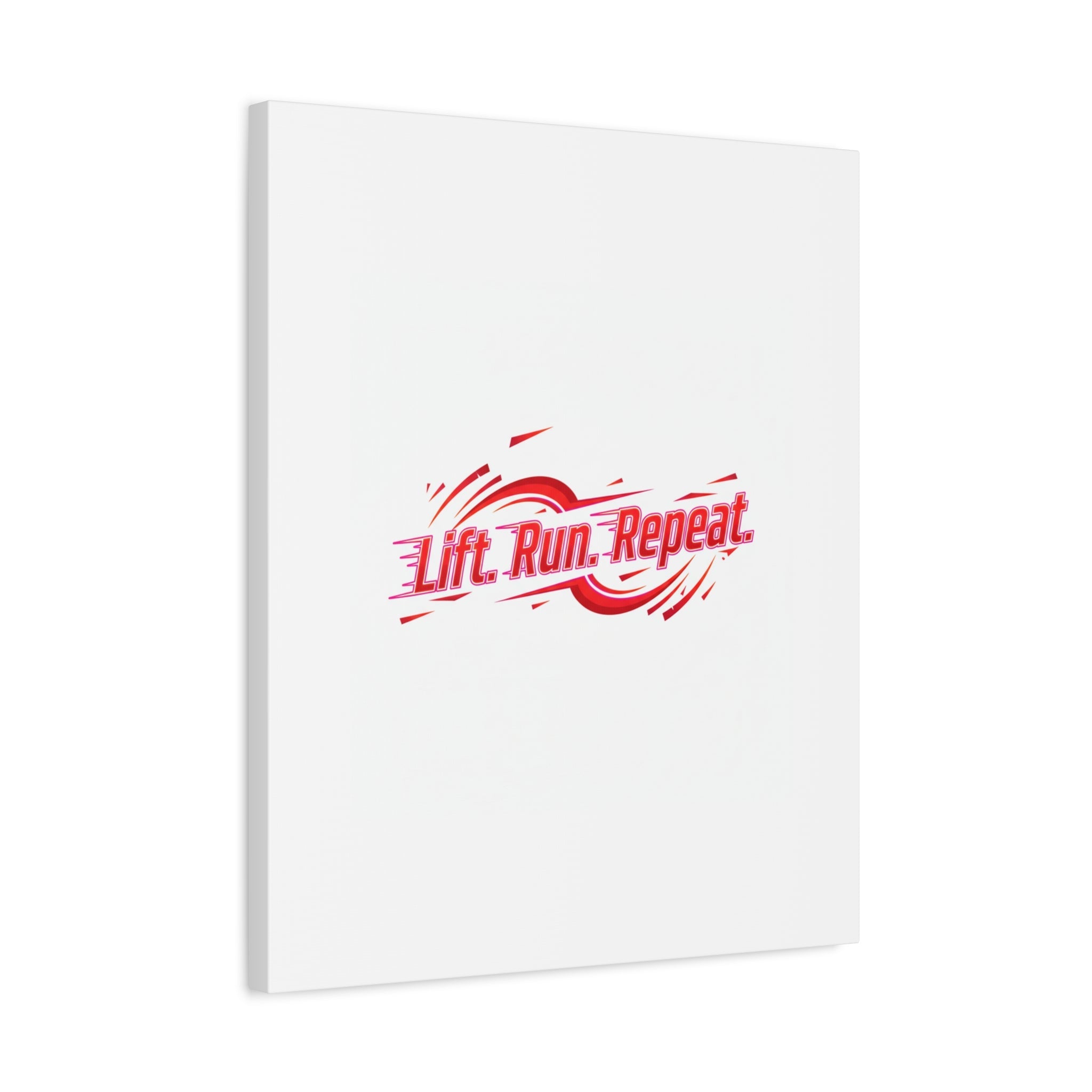 Lift Run Repeat Canvas | Fitness Wall Art, Gym Motivation