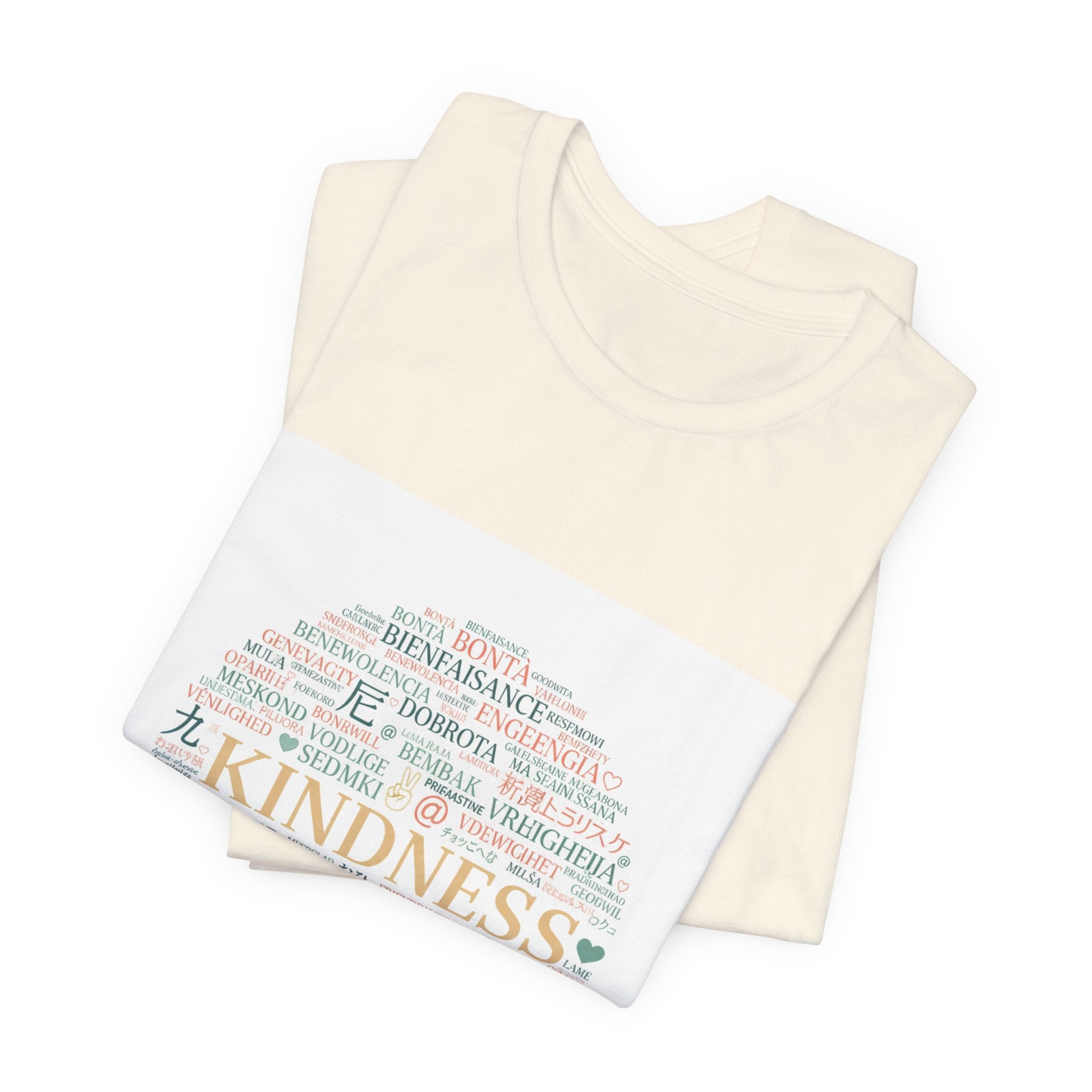 Kindness Word Cloud Tee | Fresh Start Minimalism, reset mode apparel
