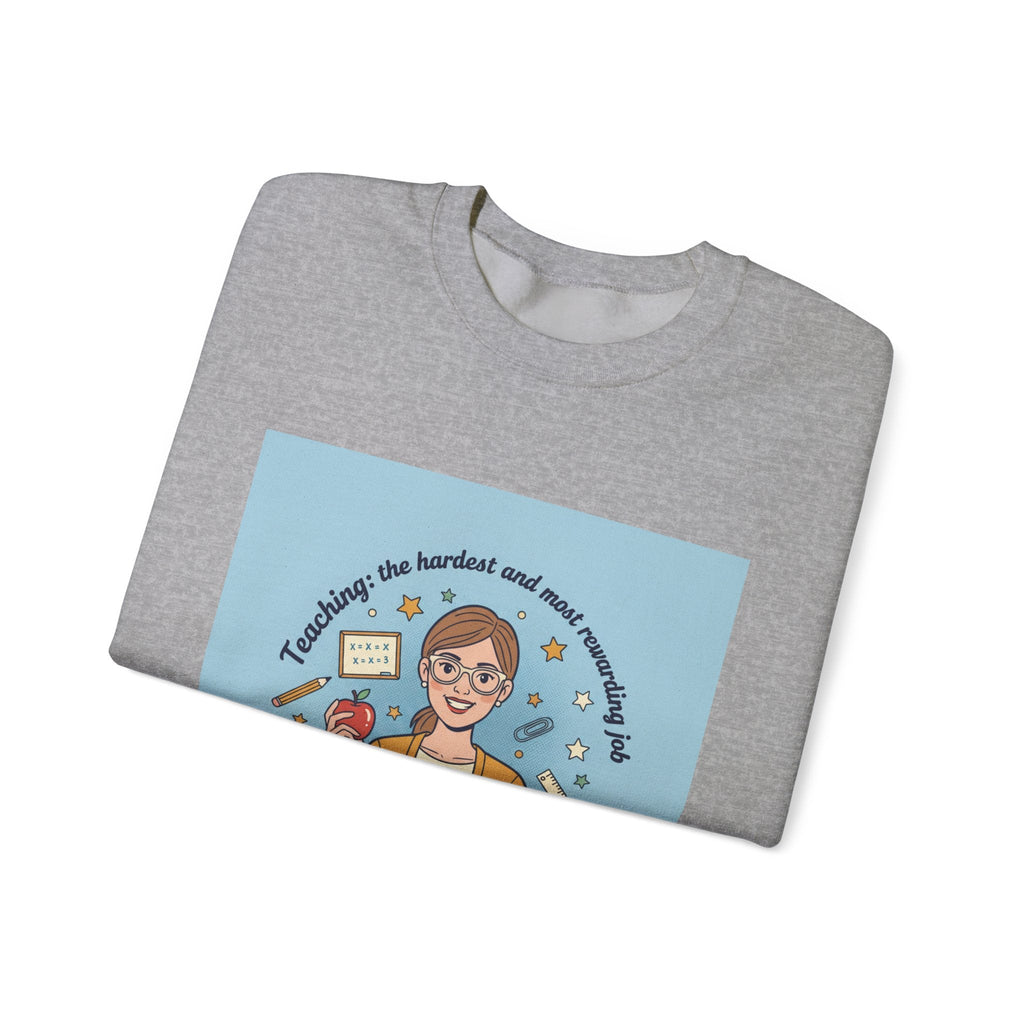 Teachers Life Crewneck Sweatshirt | Funny Teacher Gift