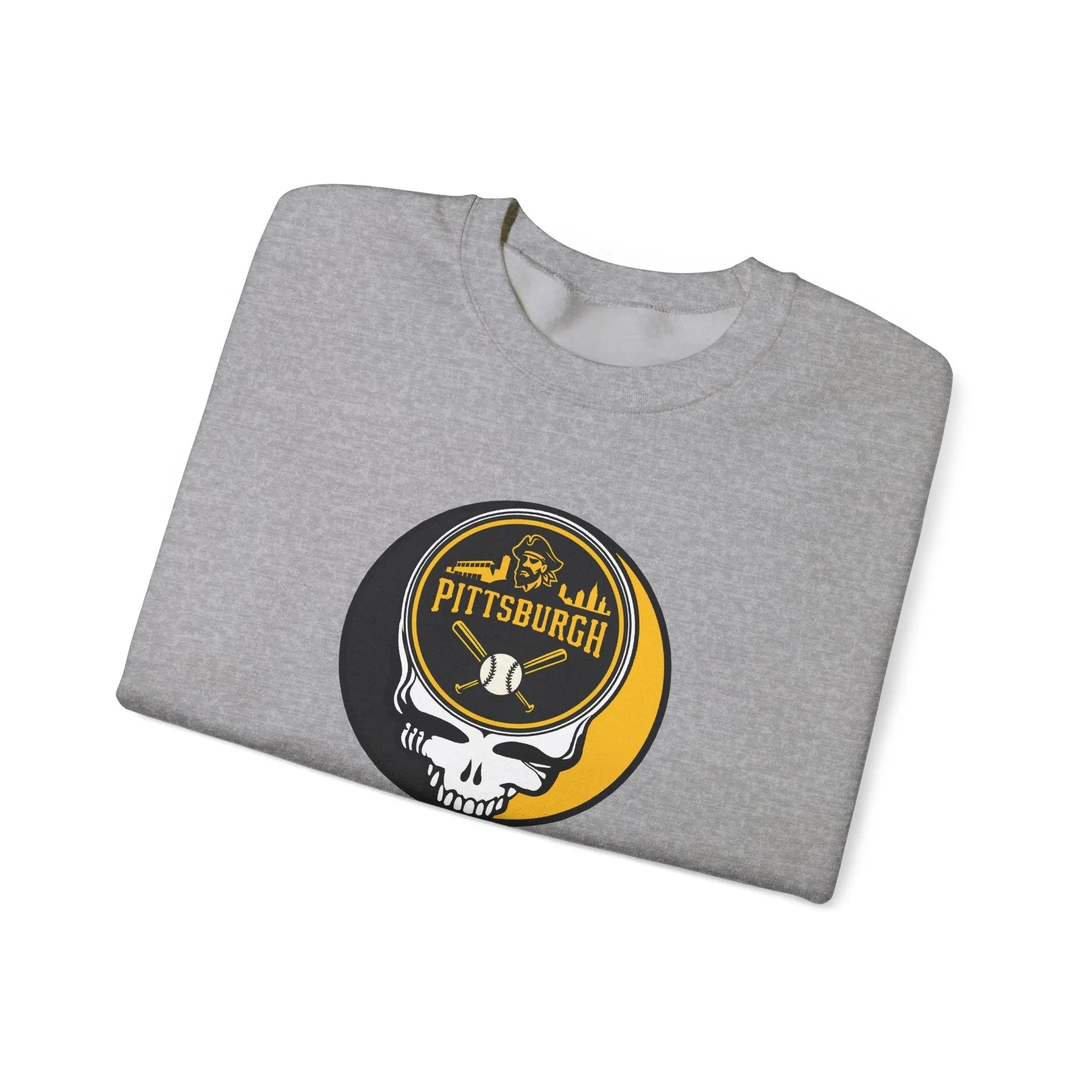 Pittsburgh Pirates Original Stealie Grateful Dead Crewneck Grateful Dead Sweatshirt
