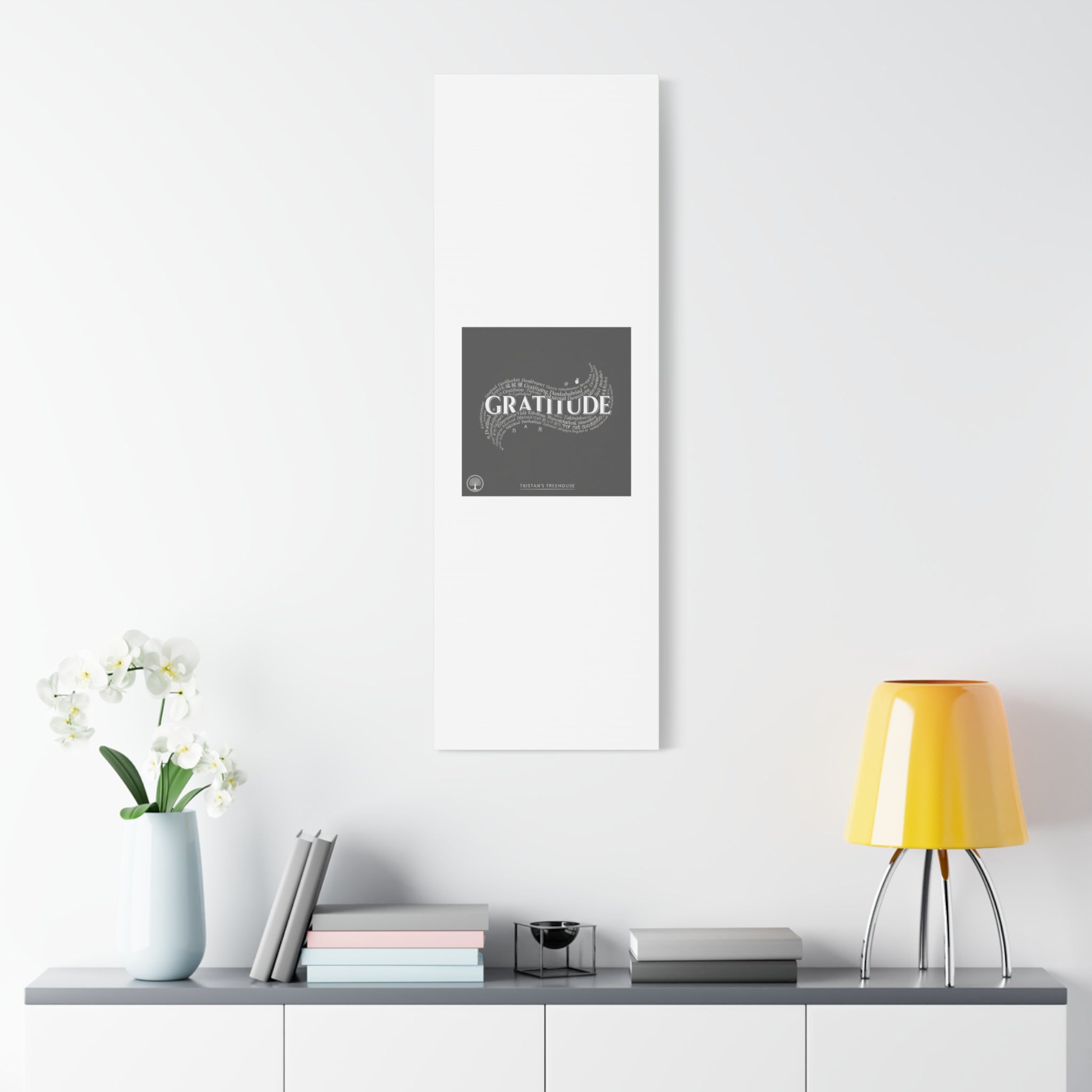 Gratitude Wall Art Matte Canvas | Tiny Treats, sweet uplifting print