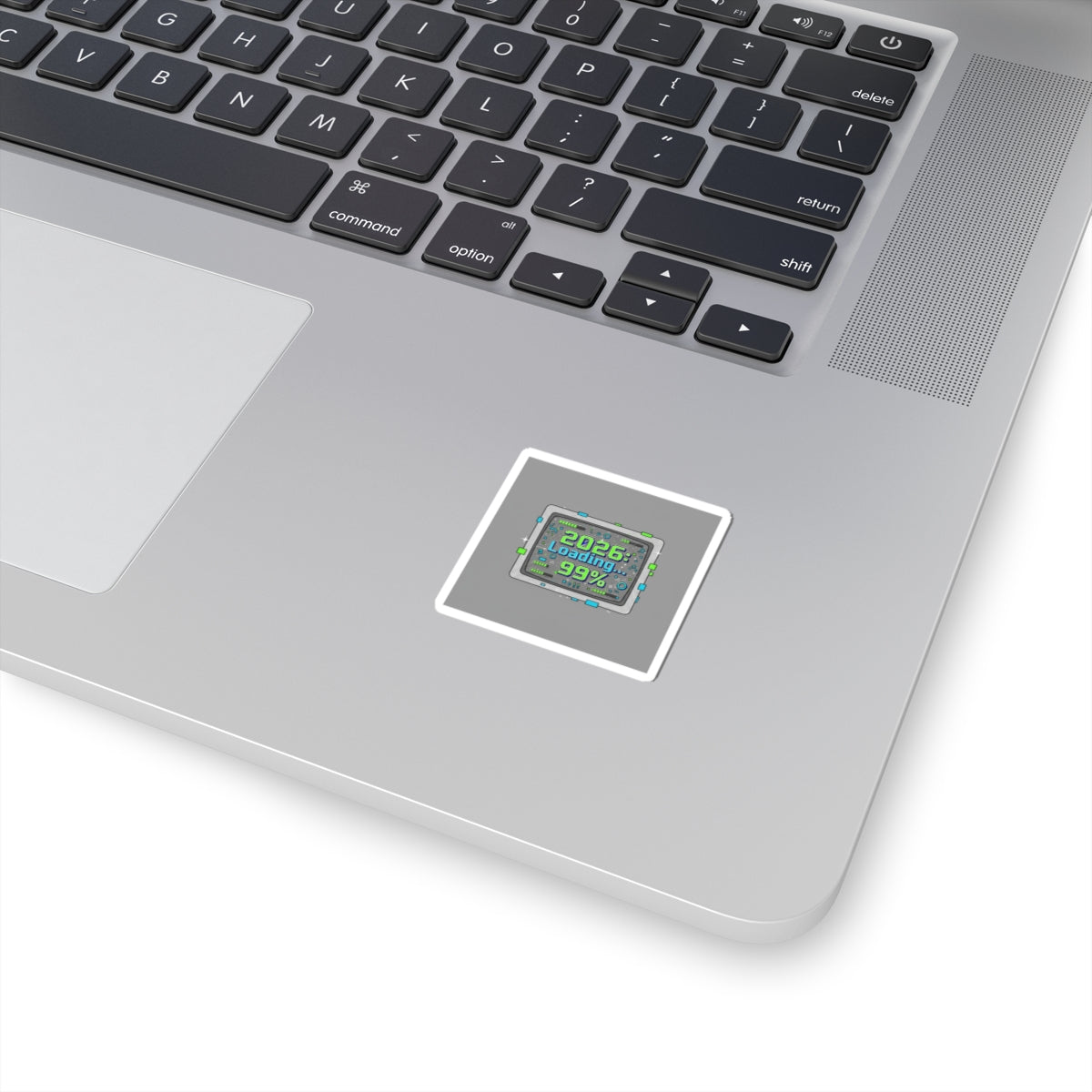 2026 Loading 99% Kiss-Cut Stickers | NYE countdown, retro system UI
