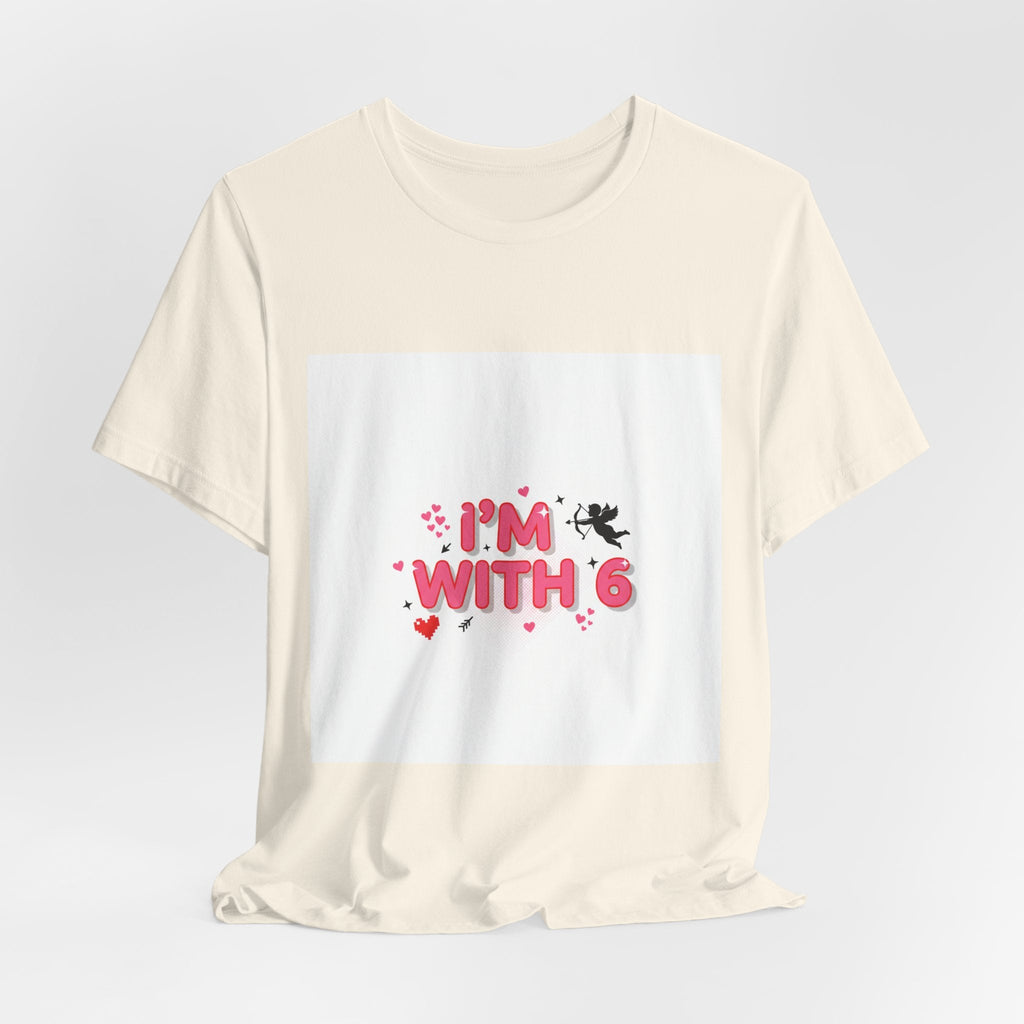 Valentine's I with 6 for 7 grid Tee