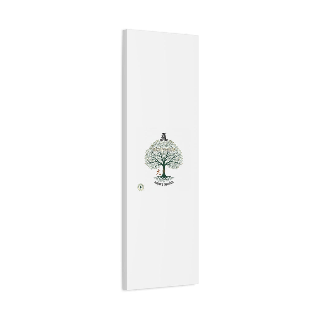 Handwritten Doodle Tree Canvas | Matte Stretched Wall Art