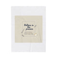 Believe in the Process Blanket | Note to Self, Post‑It Style Analogue Reminder