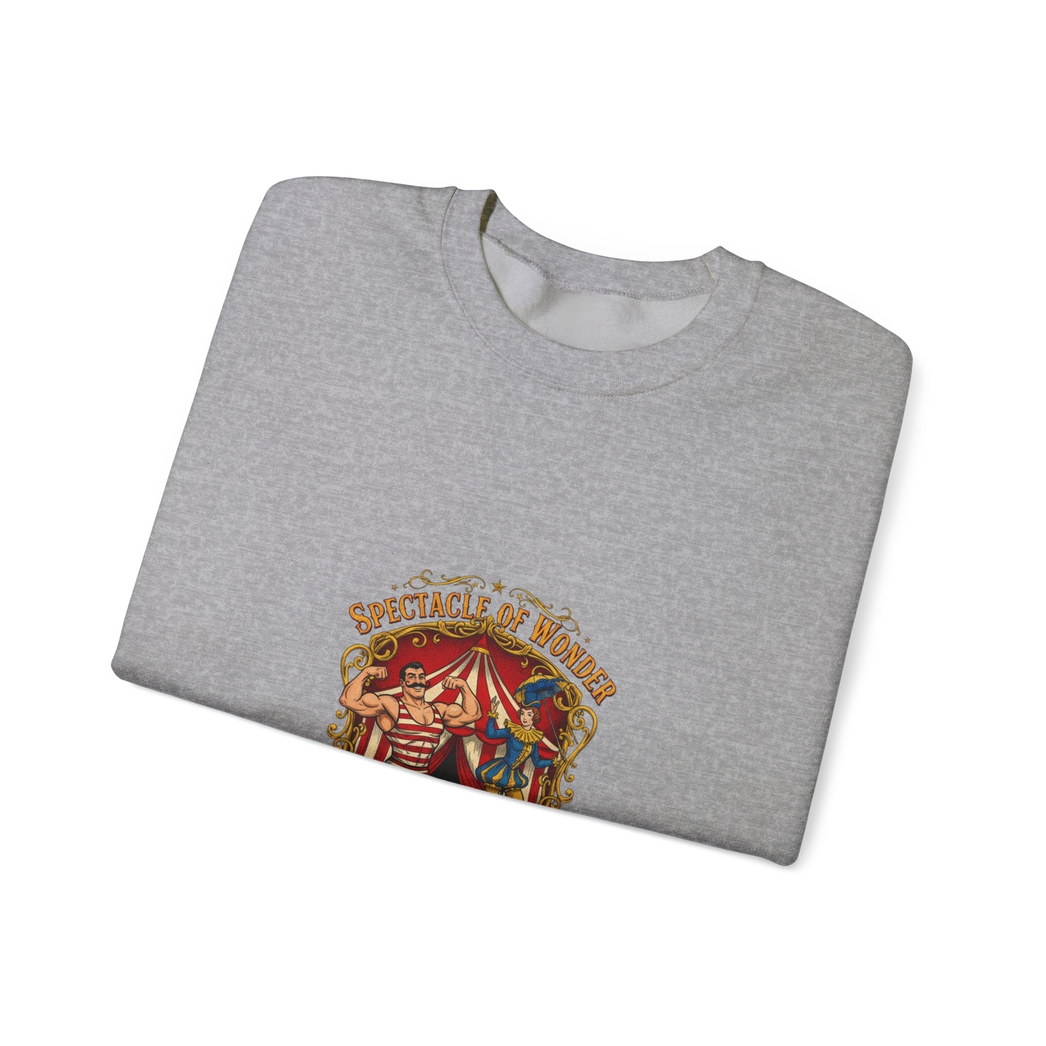 Vintage Circus Spectacle sweatshirt | camp circus aesthetic, carnival art print