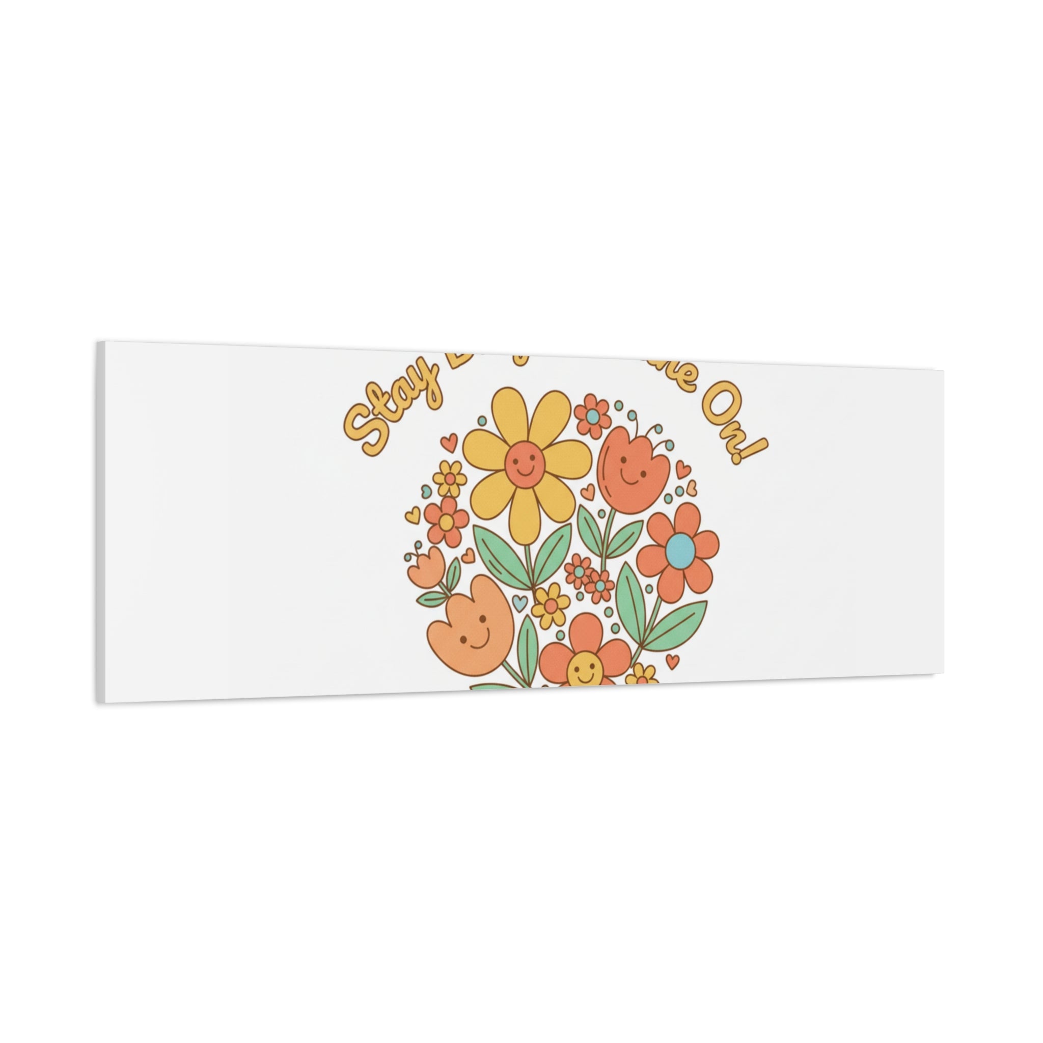 Stay Bright Shine On Canvas | Hopecore, Radical Optimism Wall Art