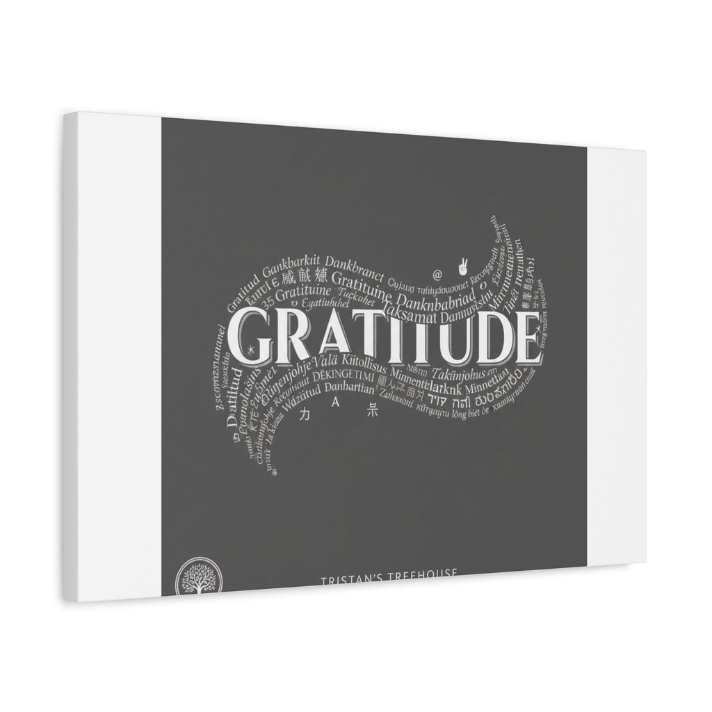 Gratitude Wall Art Matte Canvas | Tiny Treats, sweet uplifting print