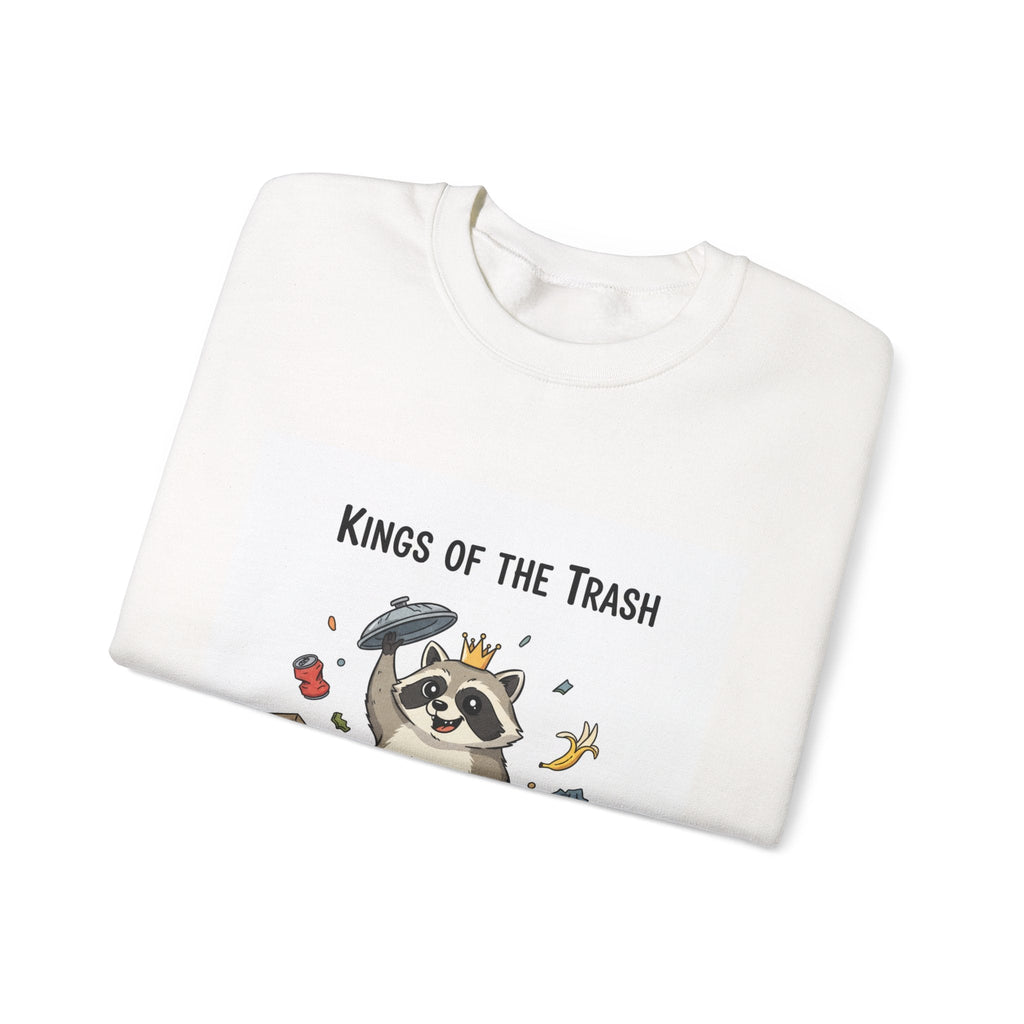 Kings of the Trash Raccoon Sweatshirt | trash panda, raccoon doodle