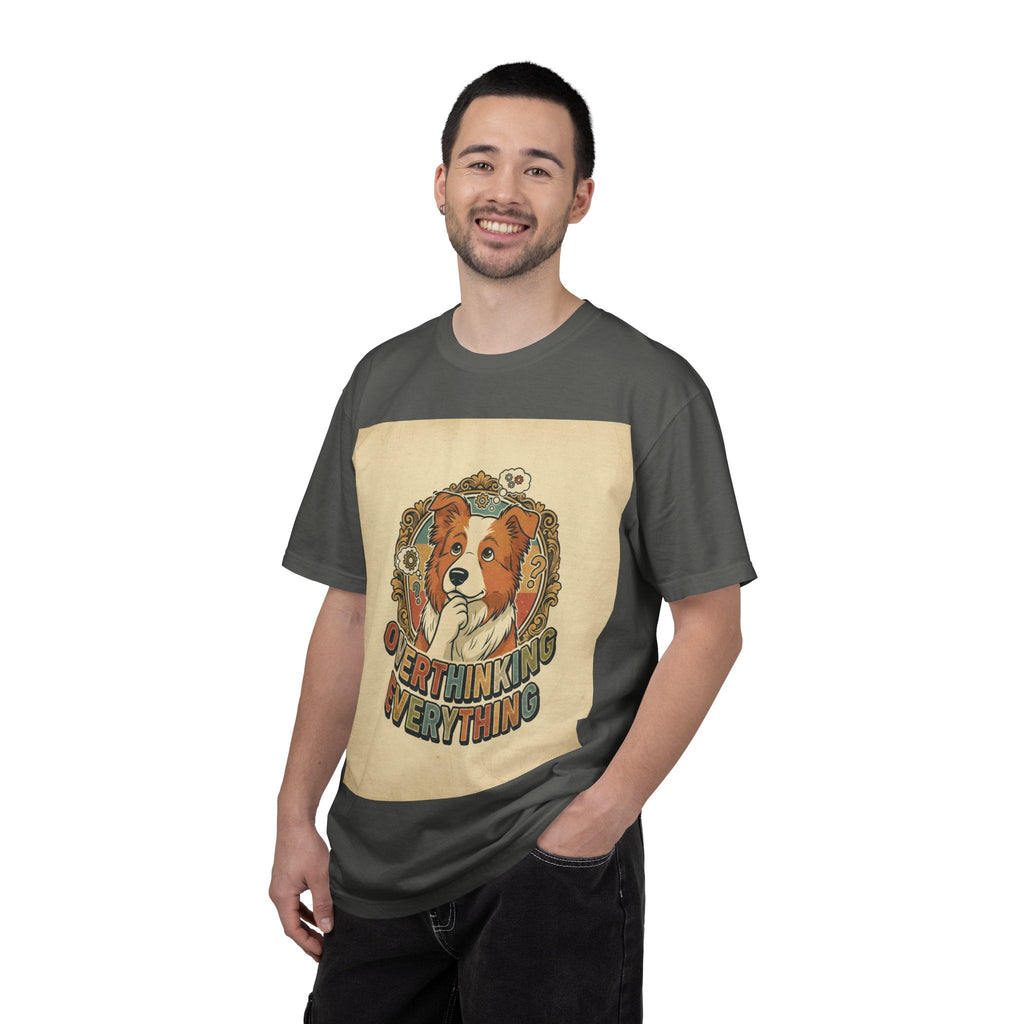 Overthinking Overrated Dog T-Shirt — Funny Dog Graphic Tee