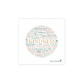 Kindness Wordcloud Sticker | Fresh-Start Minimalism, Neutral Renew