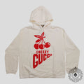Gucci Cherry Print Hoodie in White