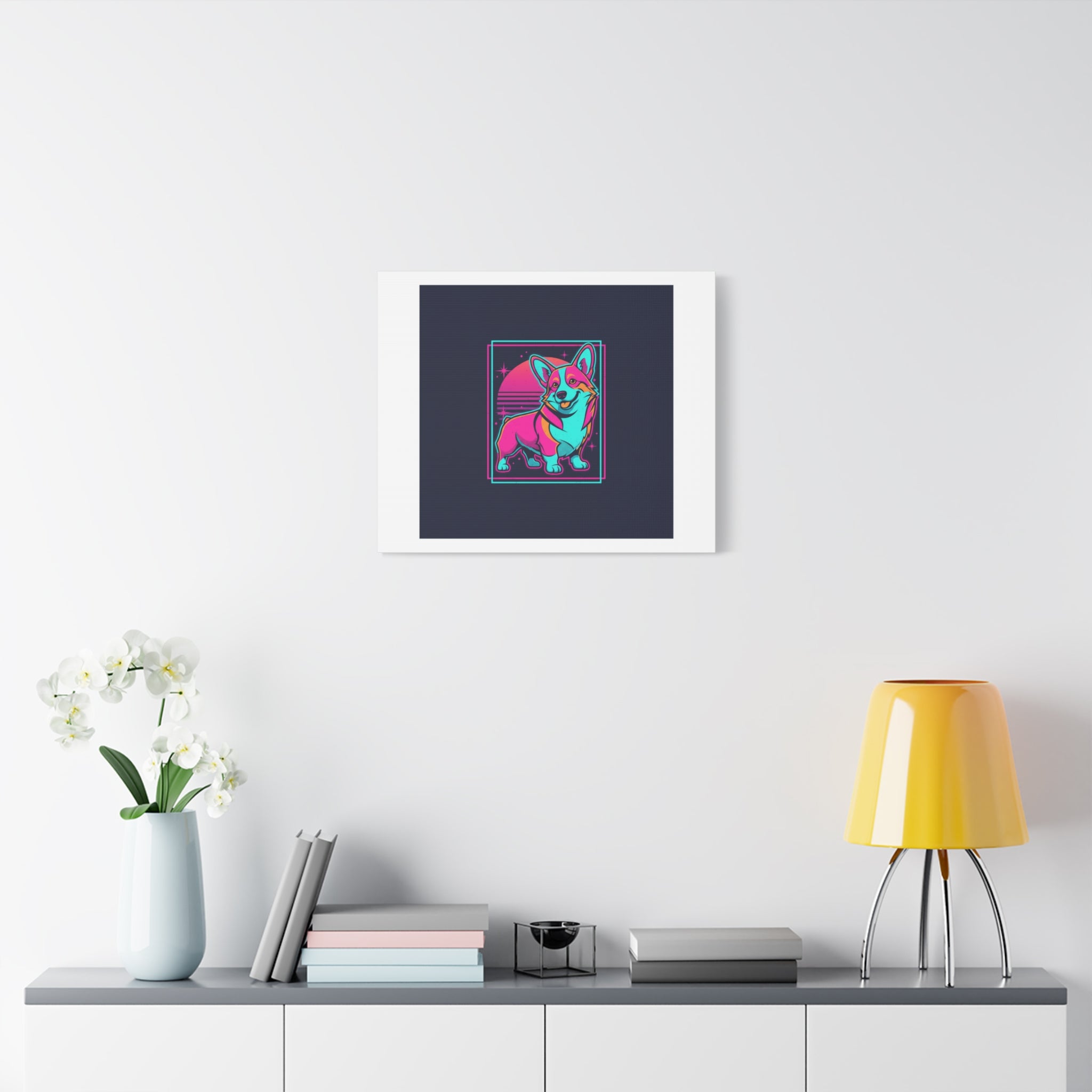 Platonic Love Corgi Canvas | Friendship Valentine, Galentine’s Wall Art