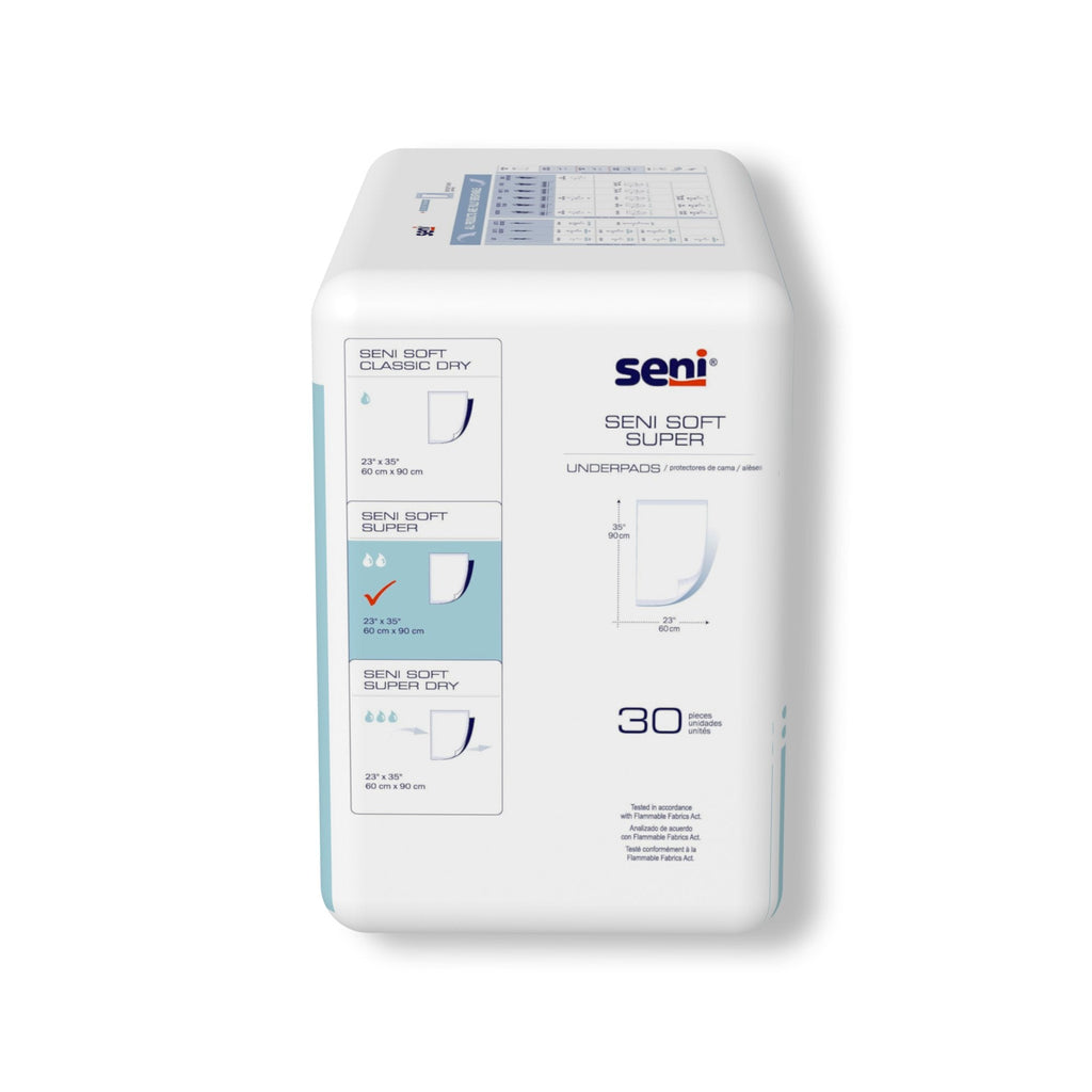 Seni® Soft Super Underpad, Level 2 Absorbency S-0330-US1