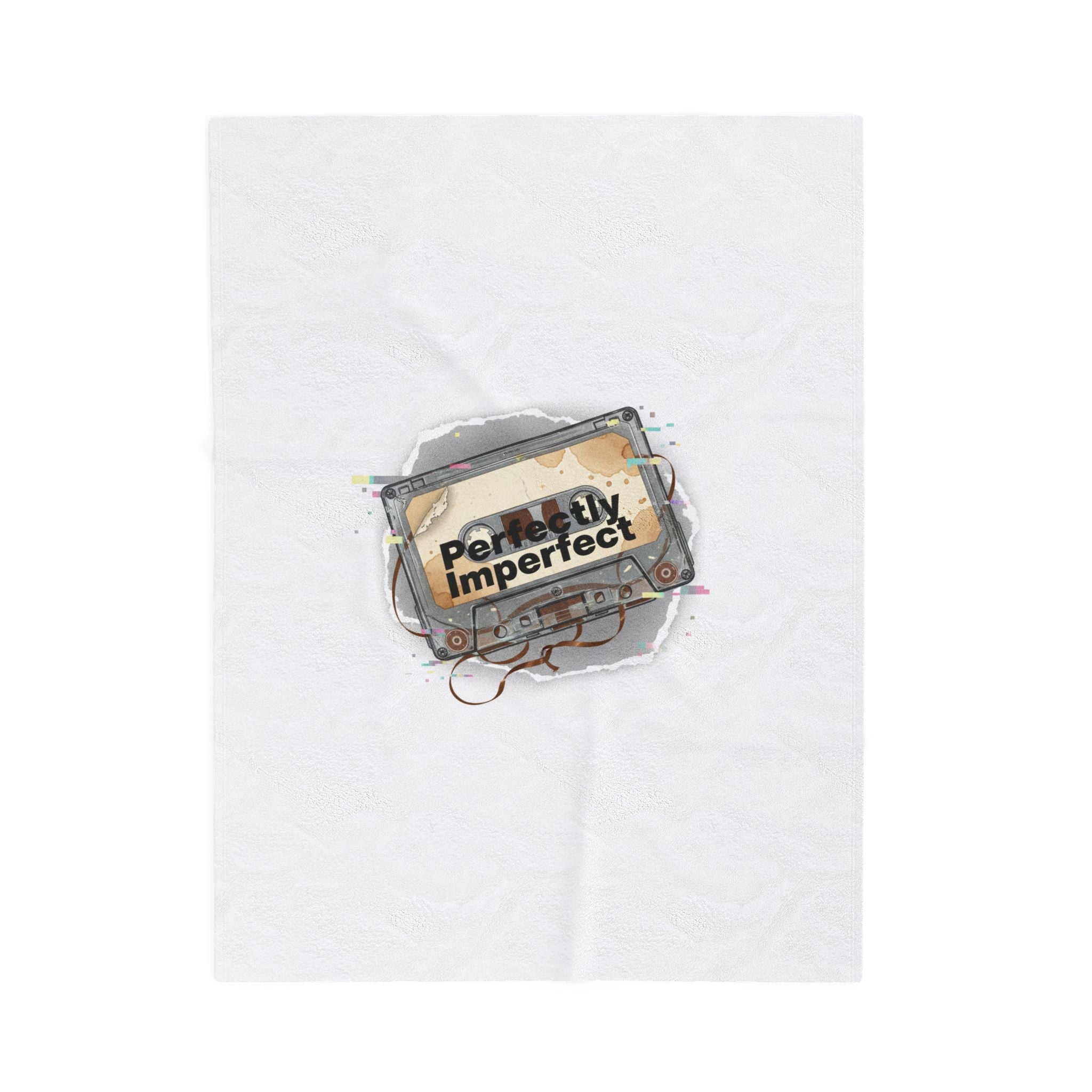Perfectly Imperfect Cassette Glitch Blanket | Analog Error, VHS Static Nostalgia