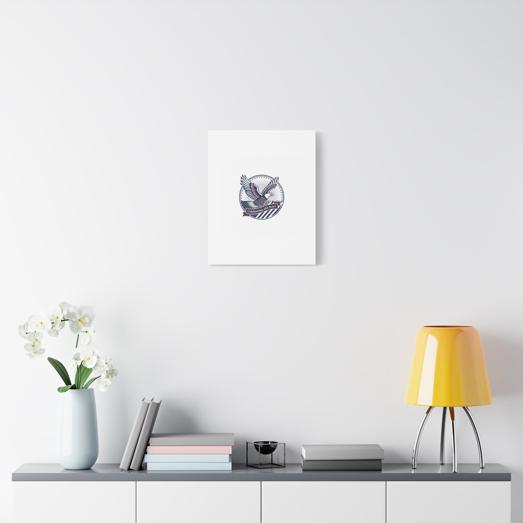 250th Anniversary Eagle Emblem Canvas | Semiquincentennial Americana