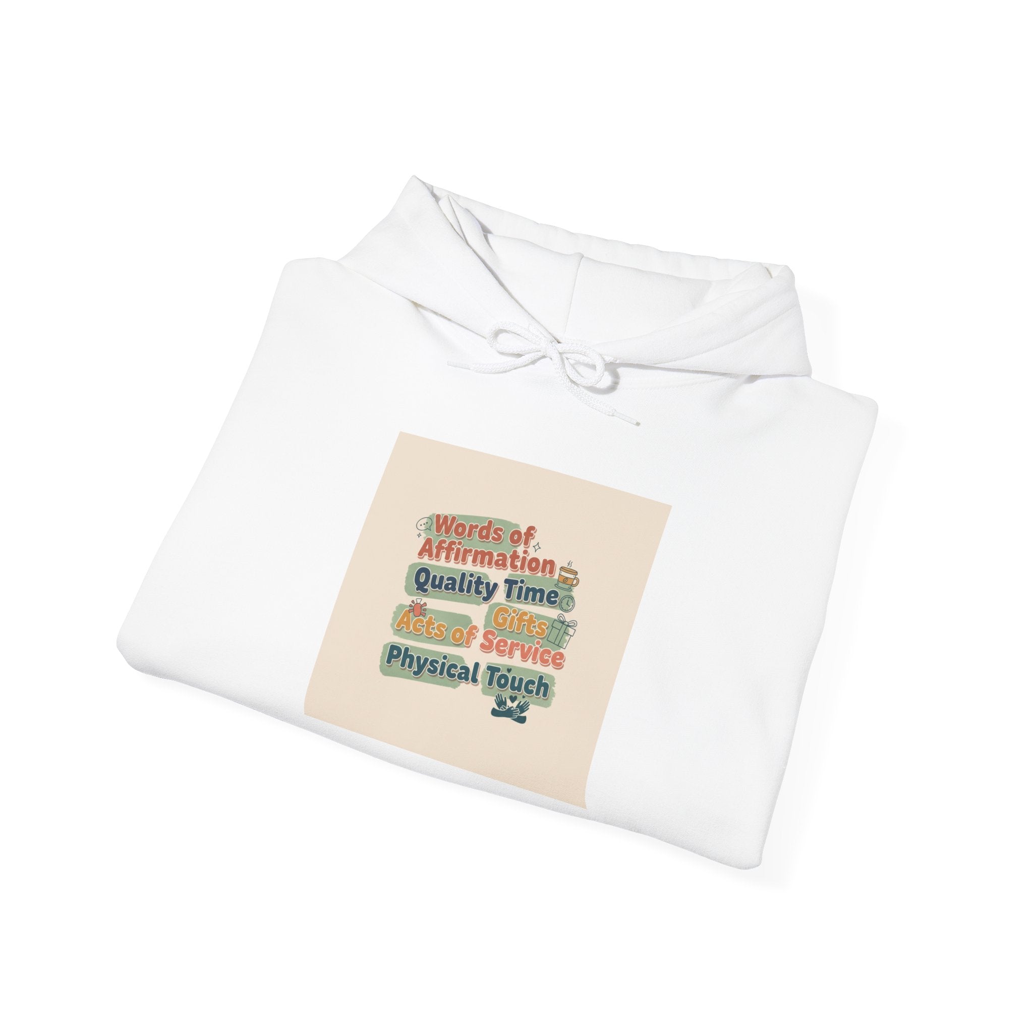 Love Languages Meme Hoodie | acts of snacks, quiet love