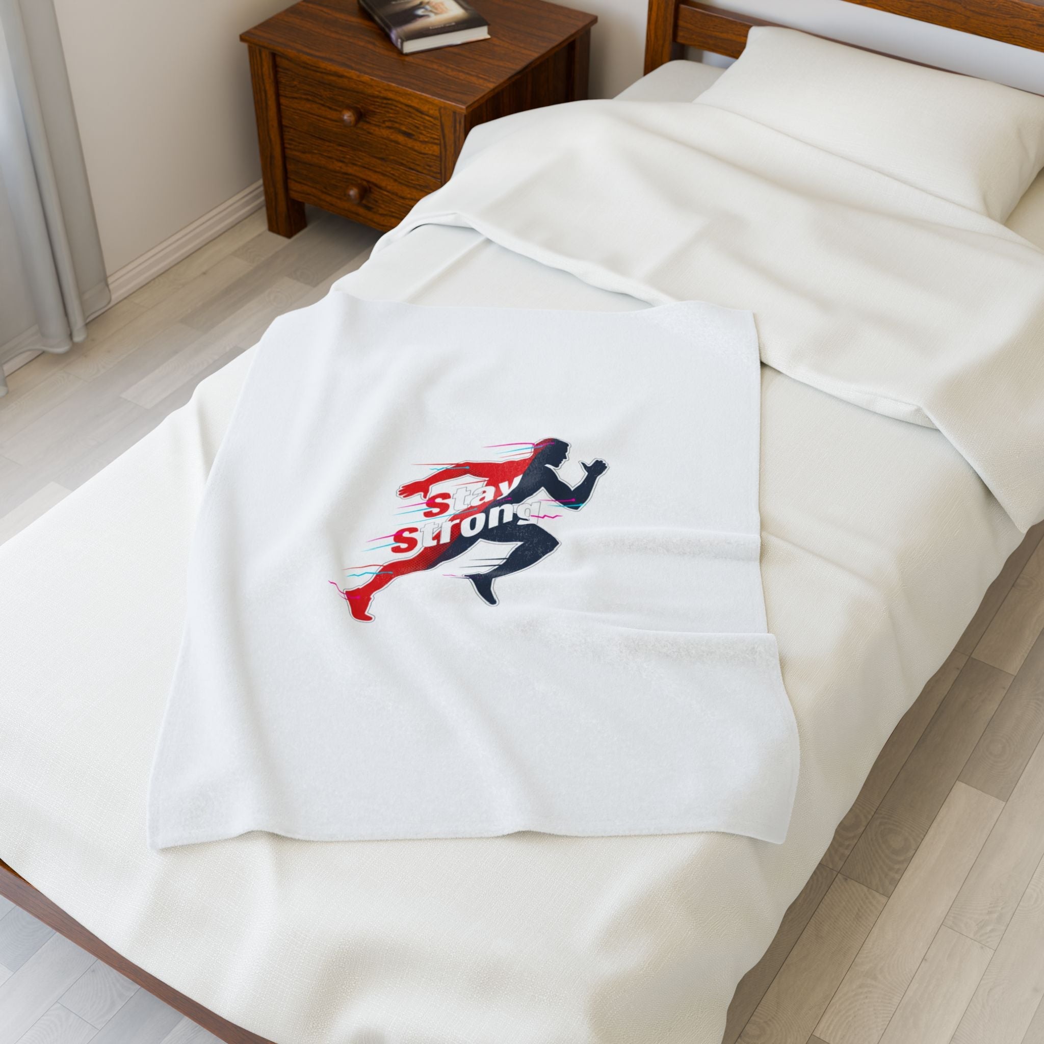 Stay Strong Runner Blanket | fitness motivation, gym mantra