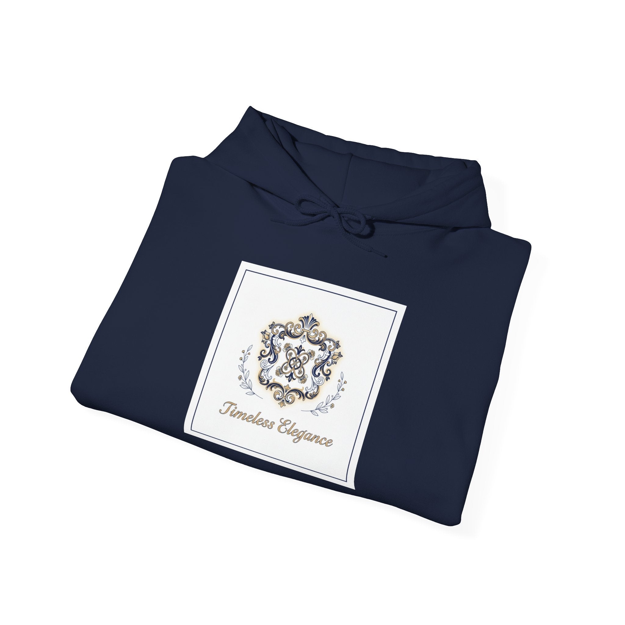 Ornate Brooch Emblem Hoodie | vintage emblem, baroque crest