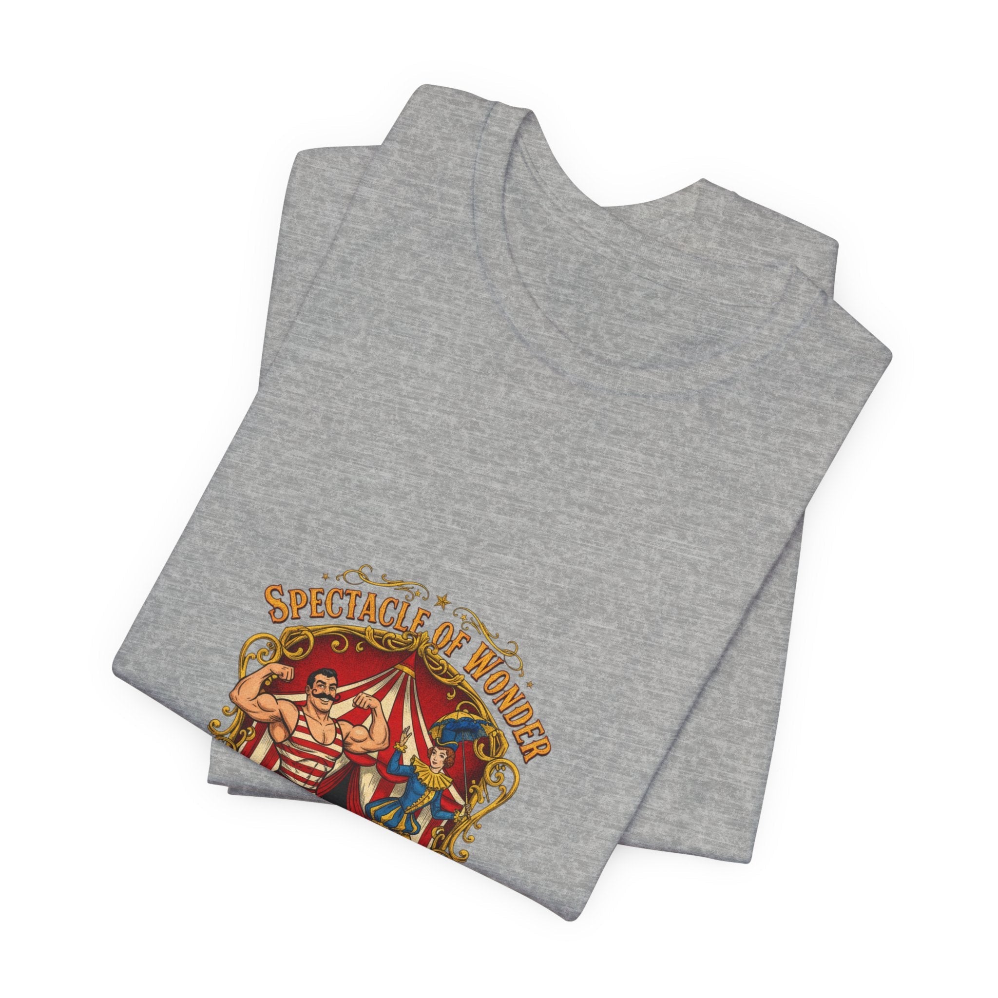 "Spectacle of Wonder" Vintage Circus T-Shirt | Retro Carnival Graphic Tee