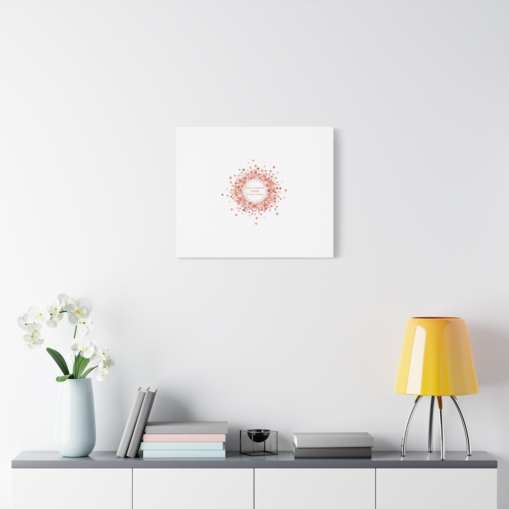 Tiny Heart Confetti Canvas | Matte Stretched Wall Art
