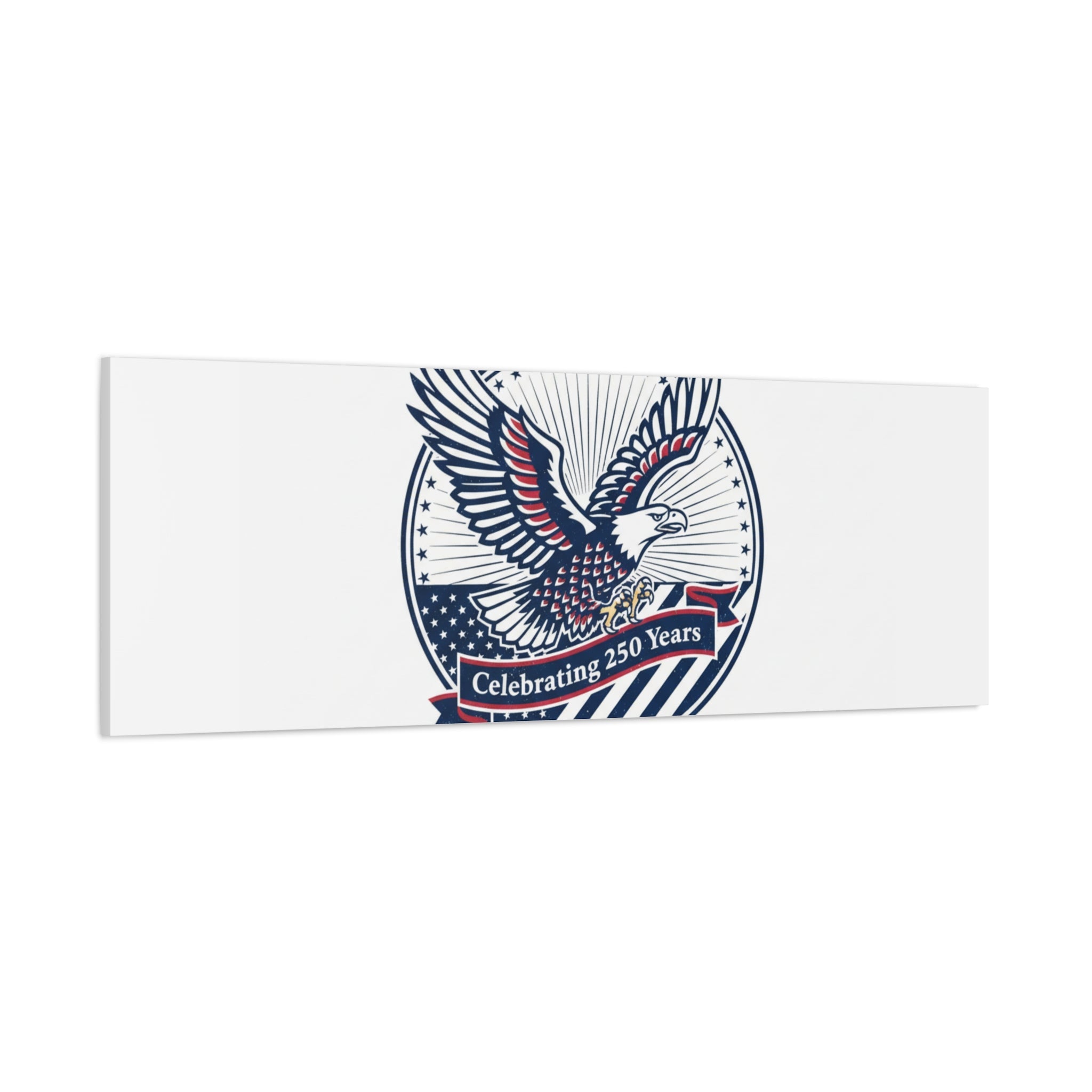 250th Anniversary Eagle Emblem Canvas | Semiquincentennial Americana