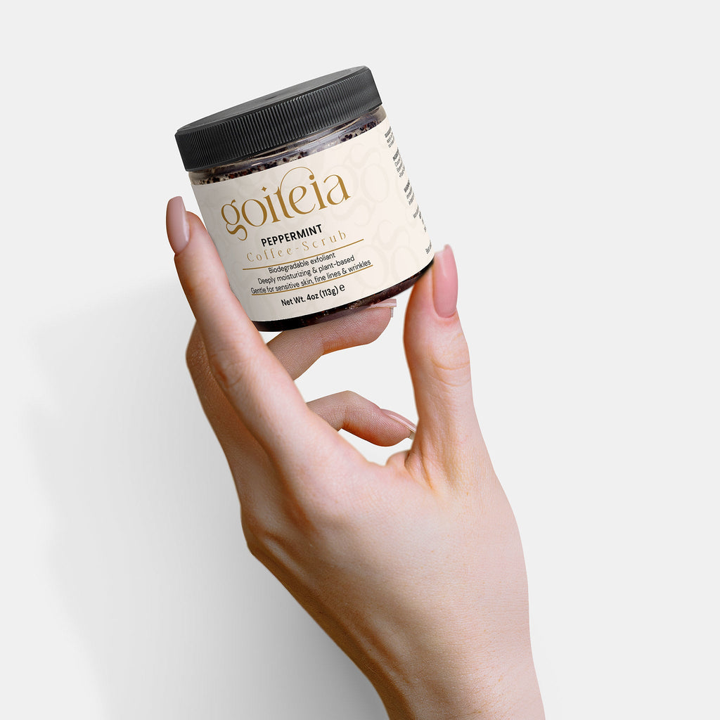 Goiteia Peppermint Coffee Scrub 4 oz (113g)