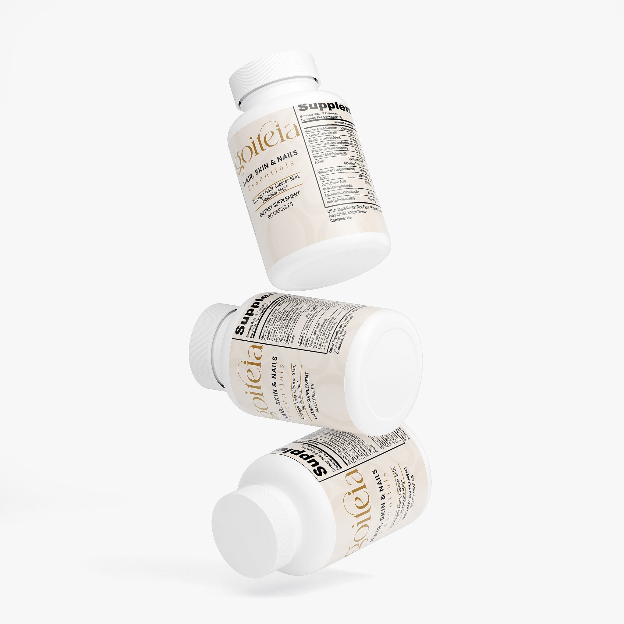 Goiteia Hair, Skin and Nails Essentials 60 caps