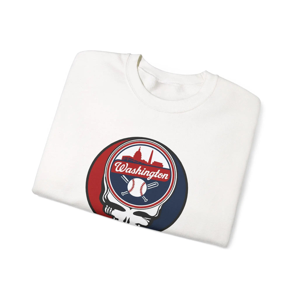 Washington Nationals Original Stealie Grateful Dead Crewneck Grateful Dead Sweatshirt
