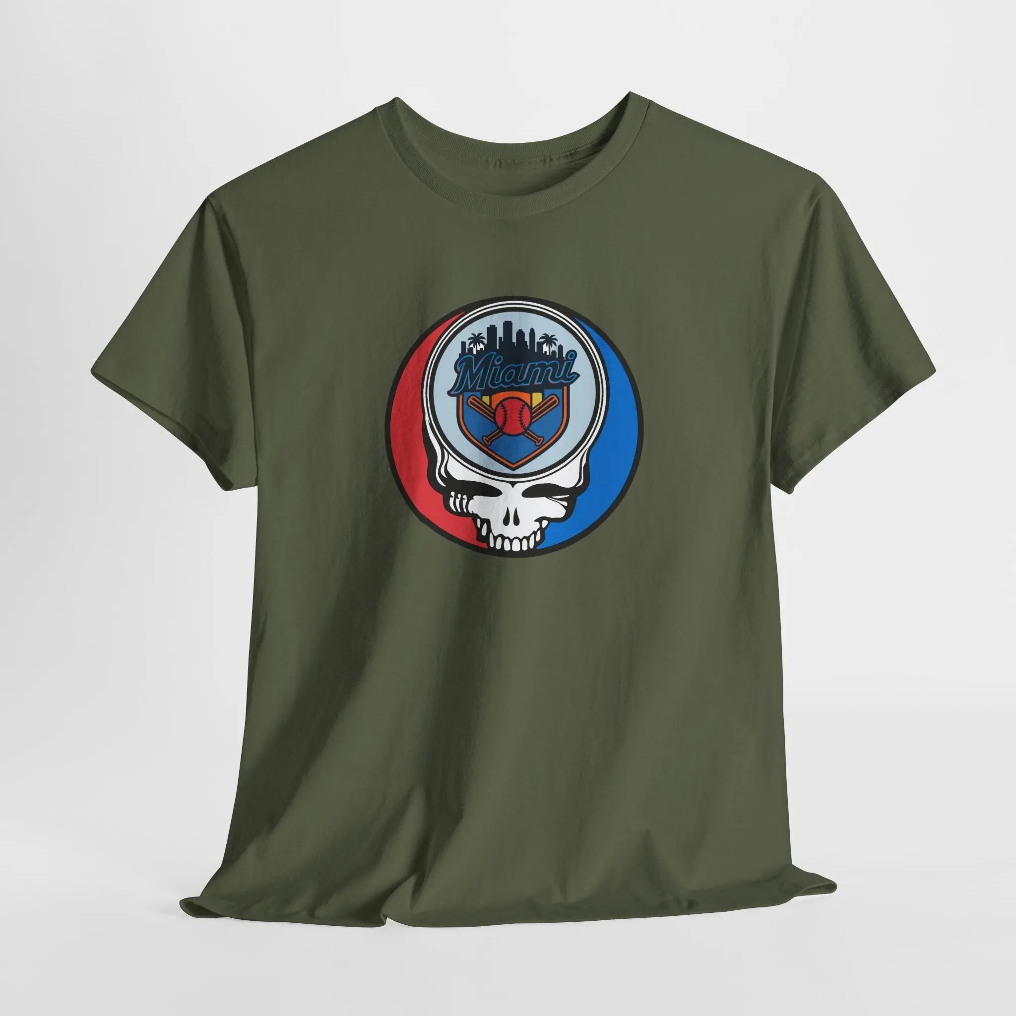 Miami Marlins Original Stealie Grateful Dead T-Shirt