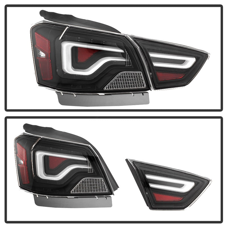 SPYDER xTune 14-18 Chevy Impala (Excl 14-16 Limited) LED Tail Lights - Black (ALT-JH-CIM14-LBLED-BK) 9042140