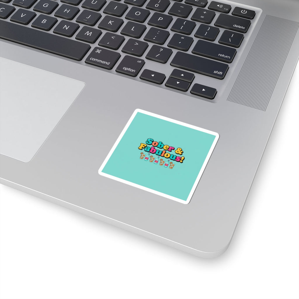 Sober & Fabulous Sticker | Dry January, Mocktail Trend