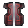 AlphaRex 19-23 Chevrolet Silverado 1500/2500HD/3500HD PRO-Series LED Tail Lights Red Smoke 620060 *Discontinued
