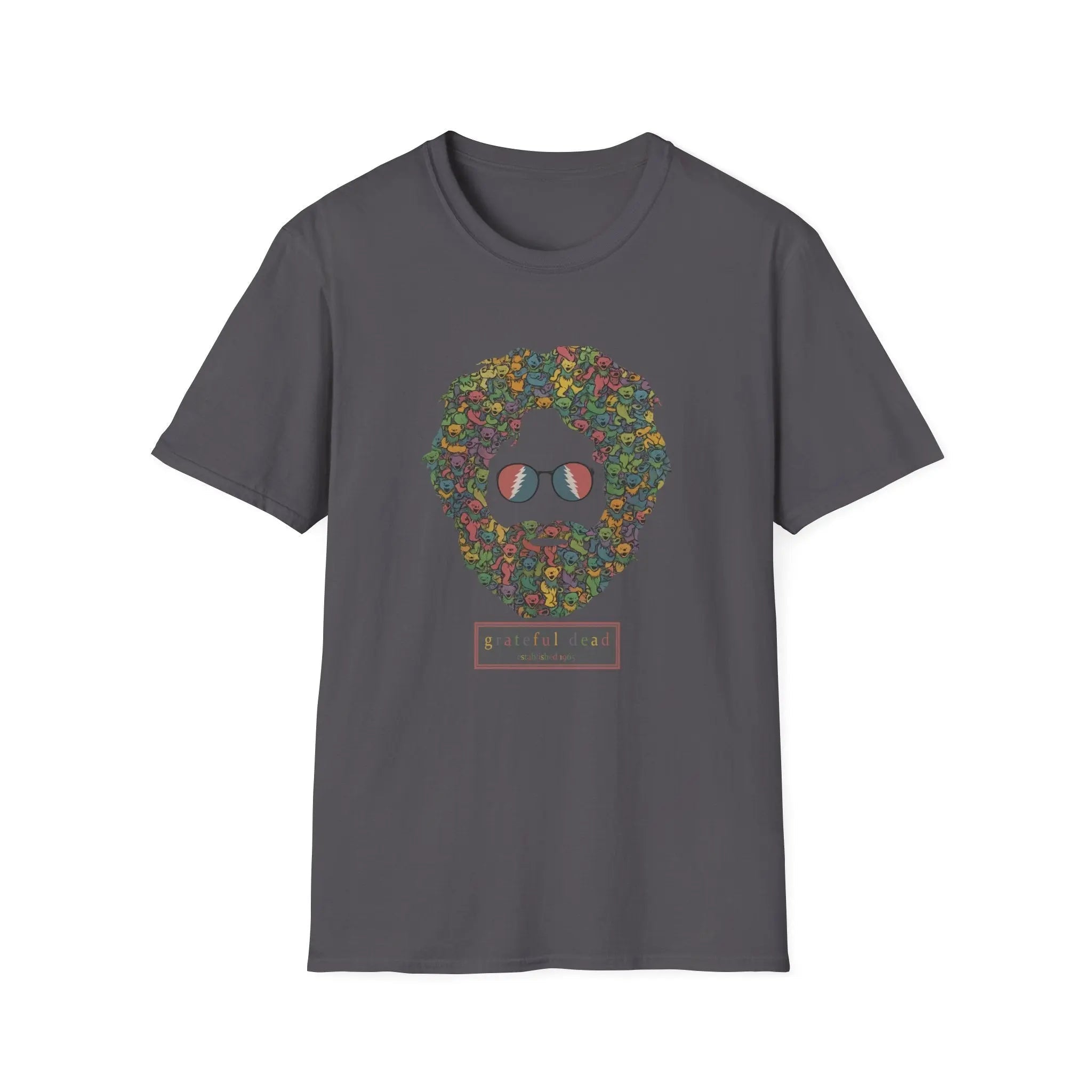 Jerry Garcia Dancing Bears Face - Vineyard Collection Grateful Dead T-Shirt