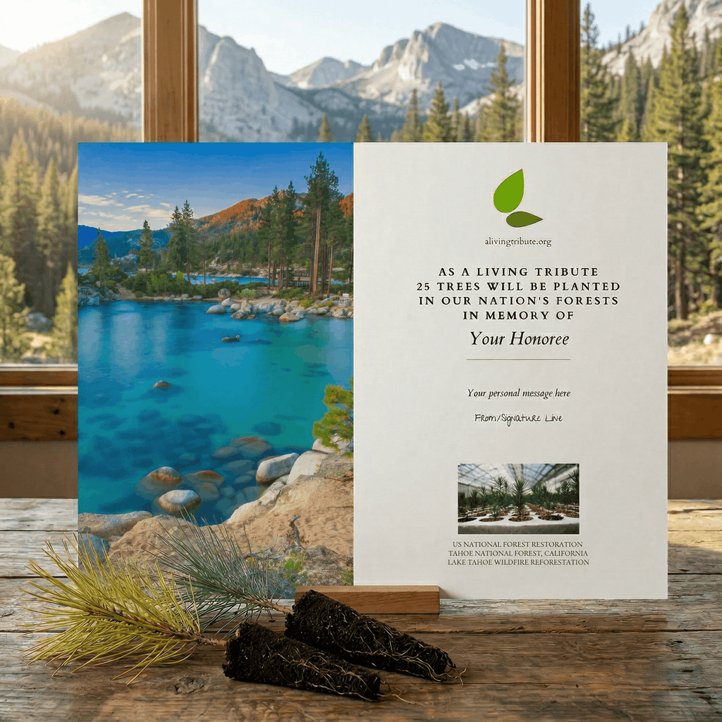 Plant a Tree in Honor or Memory in a California National Forest - A Living Tribute