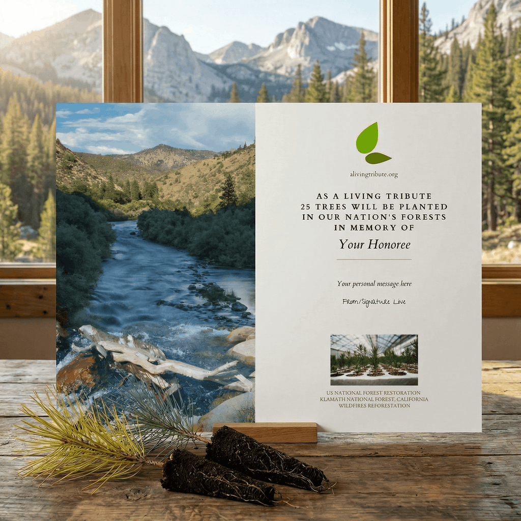 Plant a Tree in Honor or Memory in a California National Forest - A Living Tribute