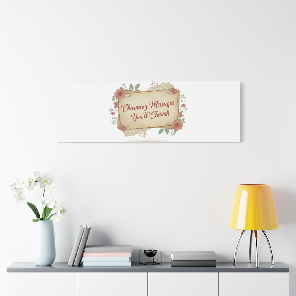 Love Letter Collage Canvas, Vintage Letter Art, Wax Seal Romance Print