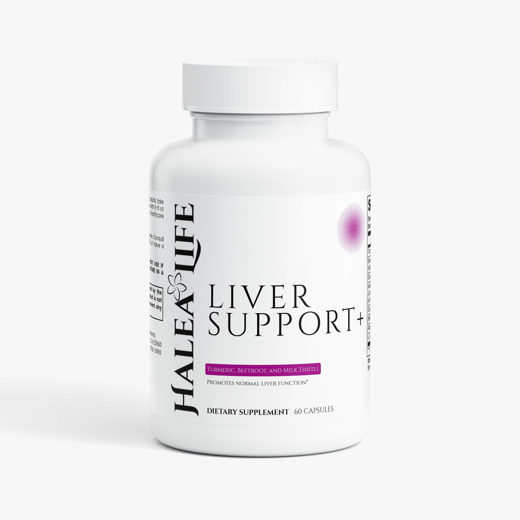 Liver Support Capsules – Turmeric, Milk Thistle, Artichoke Extract 5% Cynarin, Dandelion, Beet Root, L-Cysteine, 30 Servings