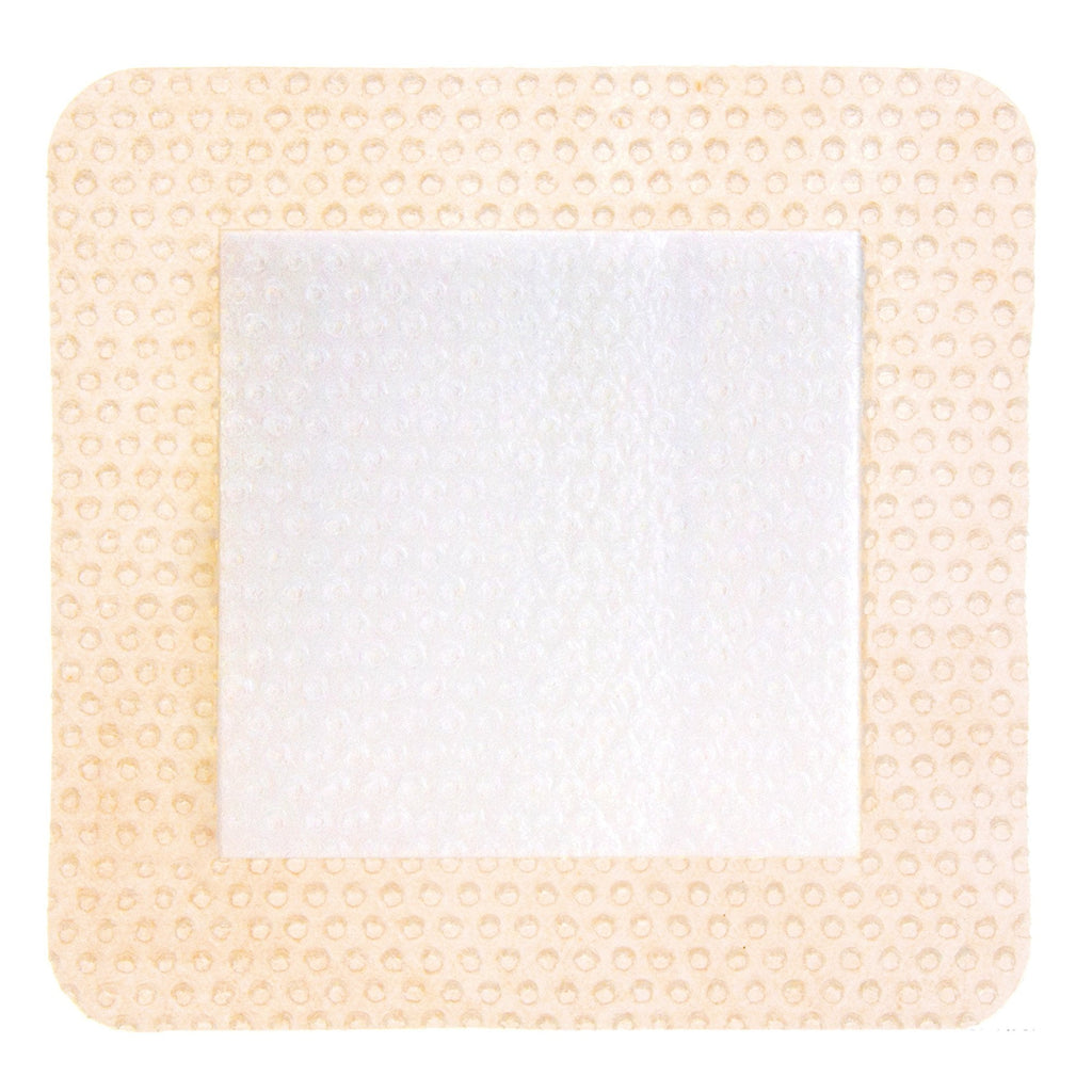 ComfortFoam™ Border Foam Wound Dressing with Silicone Adhesive, 10.2 x 20.4 cm 43480