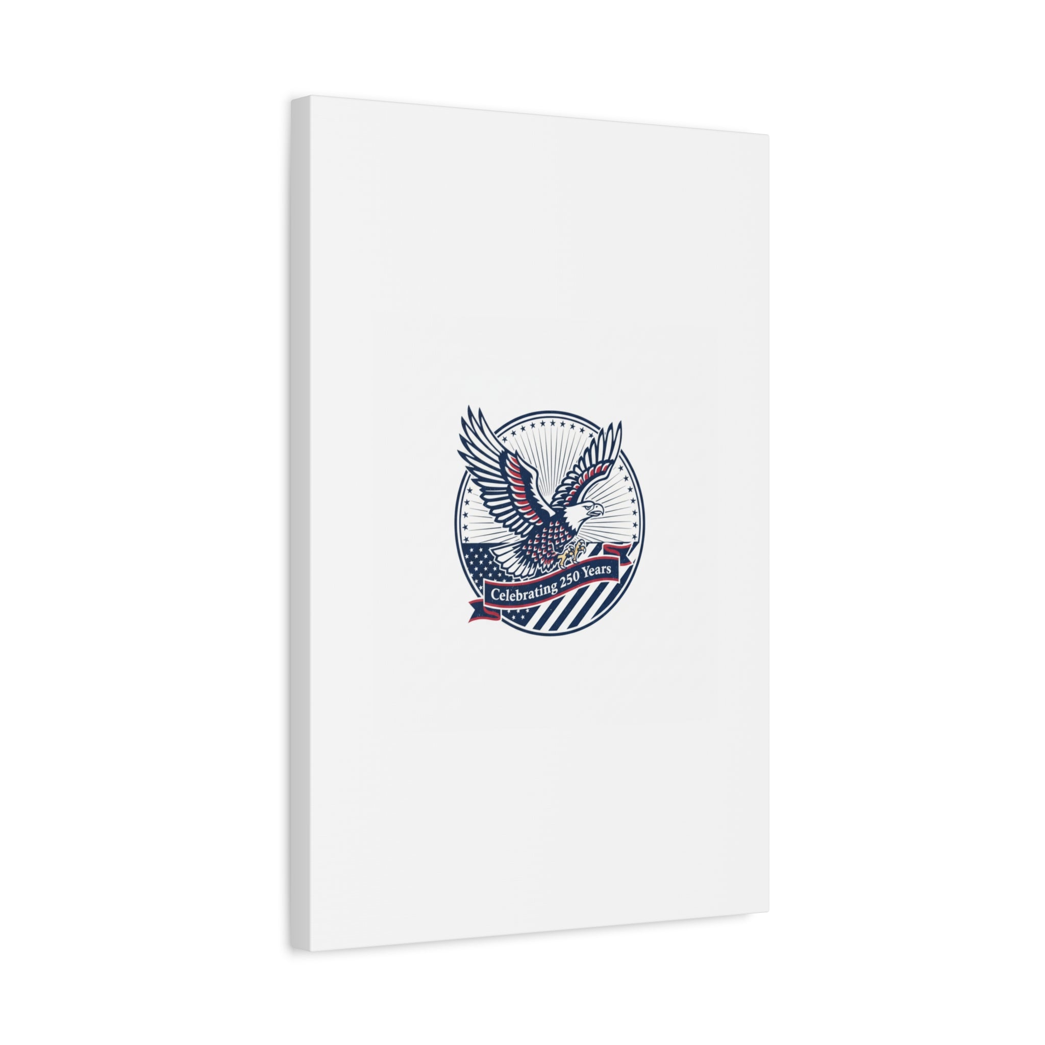 250th Anniversary Eagle Emblem Canvas | Semiquincentennial Americana