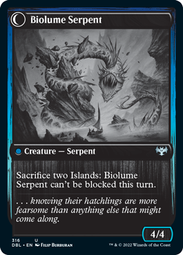Biolume Egg // Biolume Serpent (DBL-316) - Innistrad: Double Feature: (Double Faced Transform) Foil