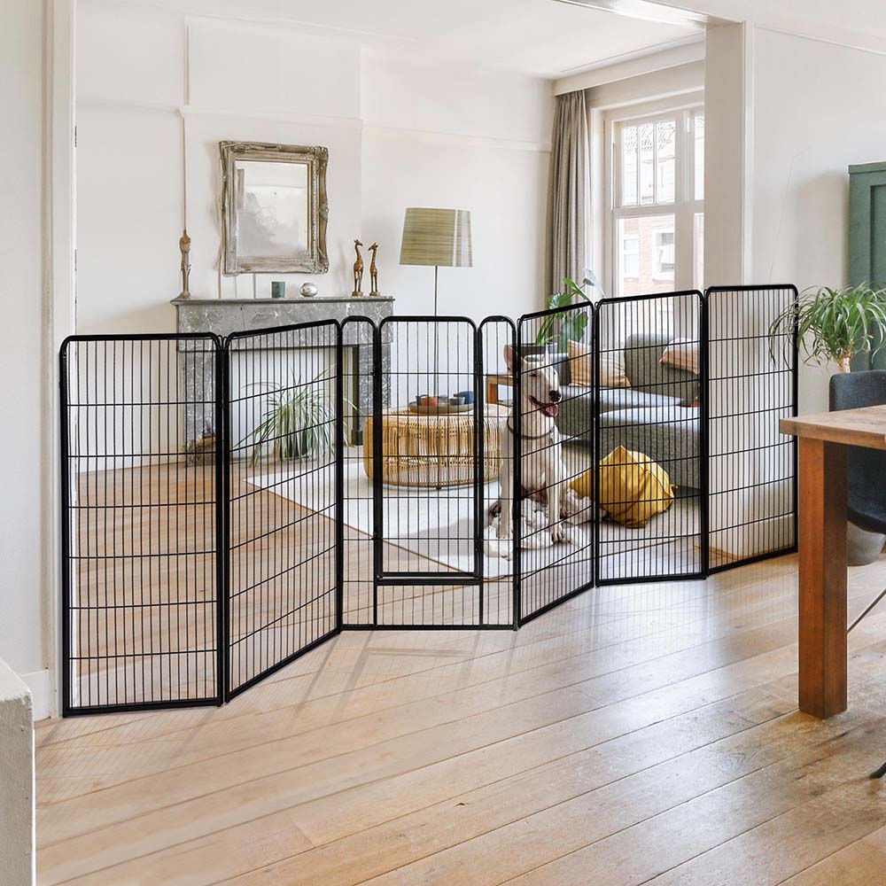 Yescom Heavy Duty Dog Playpen 40" Tall 16-Panel Puppy Pen Metal