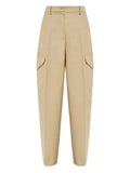 Givenchy Women Cotton And Wool Cocoon Trousers With Pockets