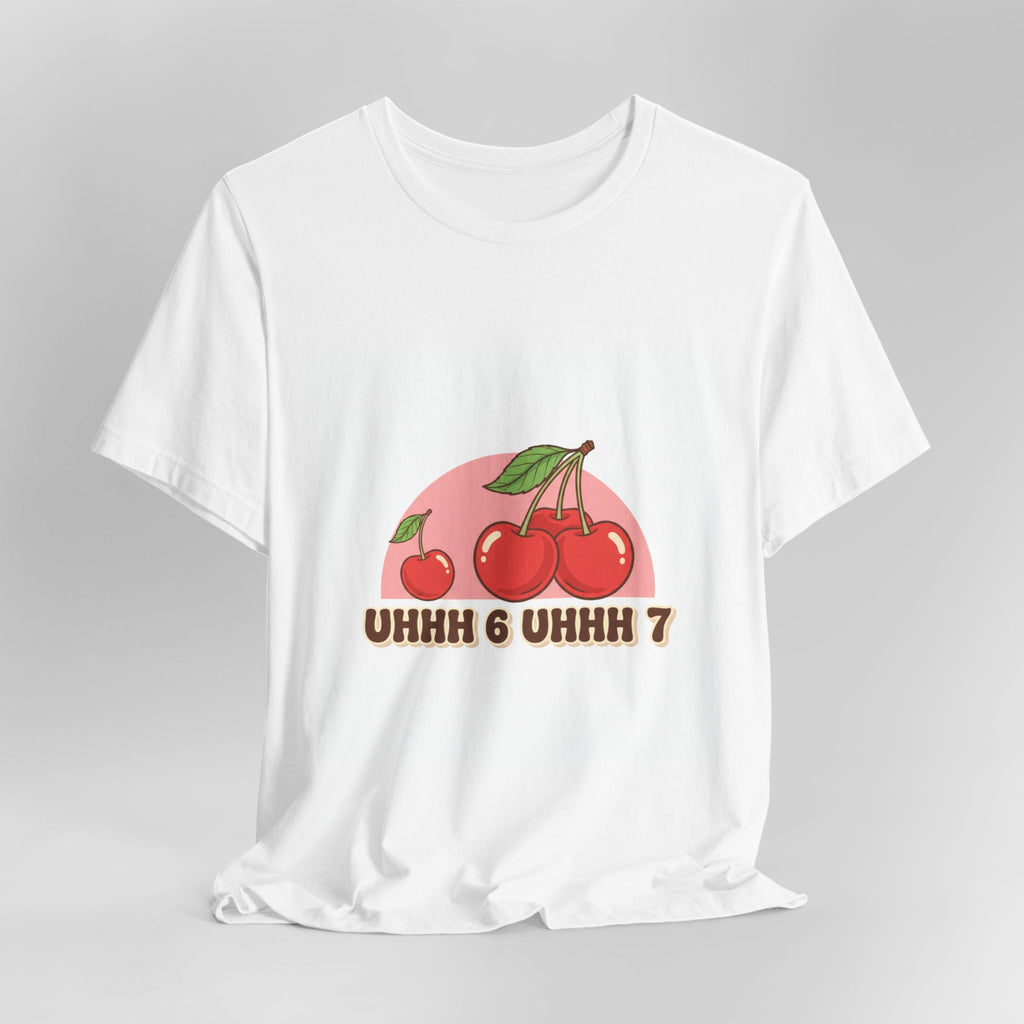 Retro Cherry Graphic Tee | kawaii fruit design, vintage cherry shirt