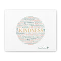 Kindness Word Cloud Canvas | Fresh Start Minimalist Wall Art