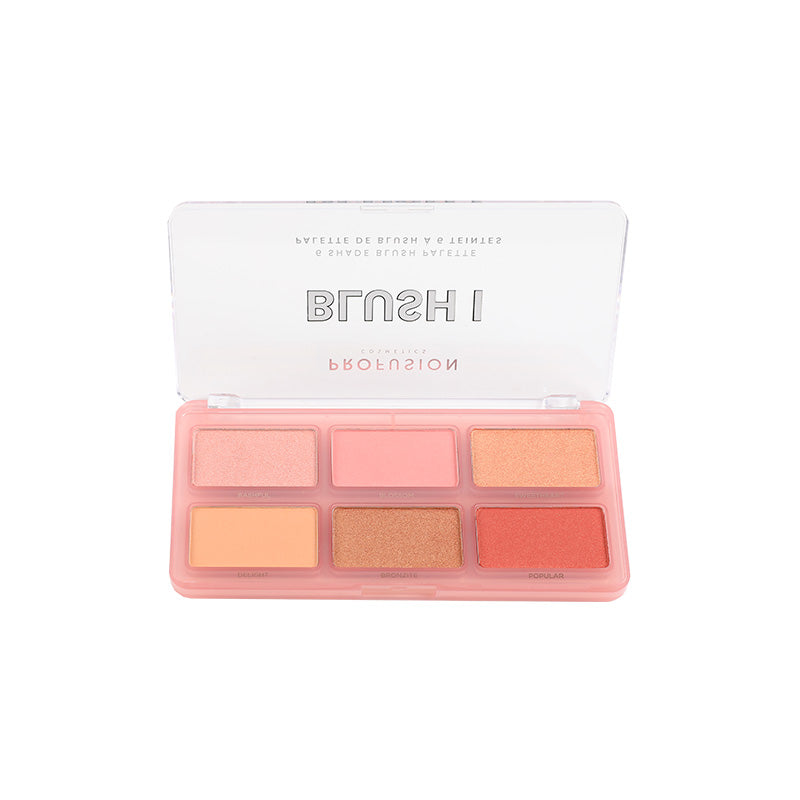 Blush 6 Shade Face Palette