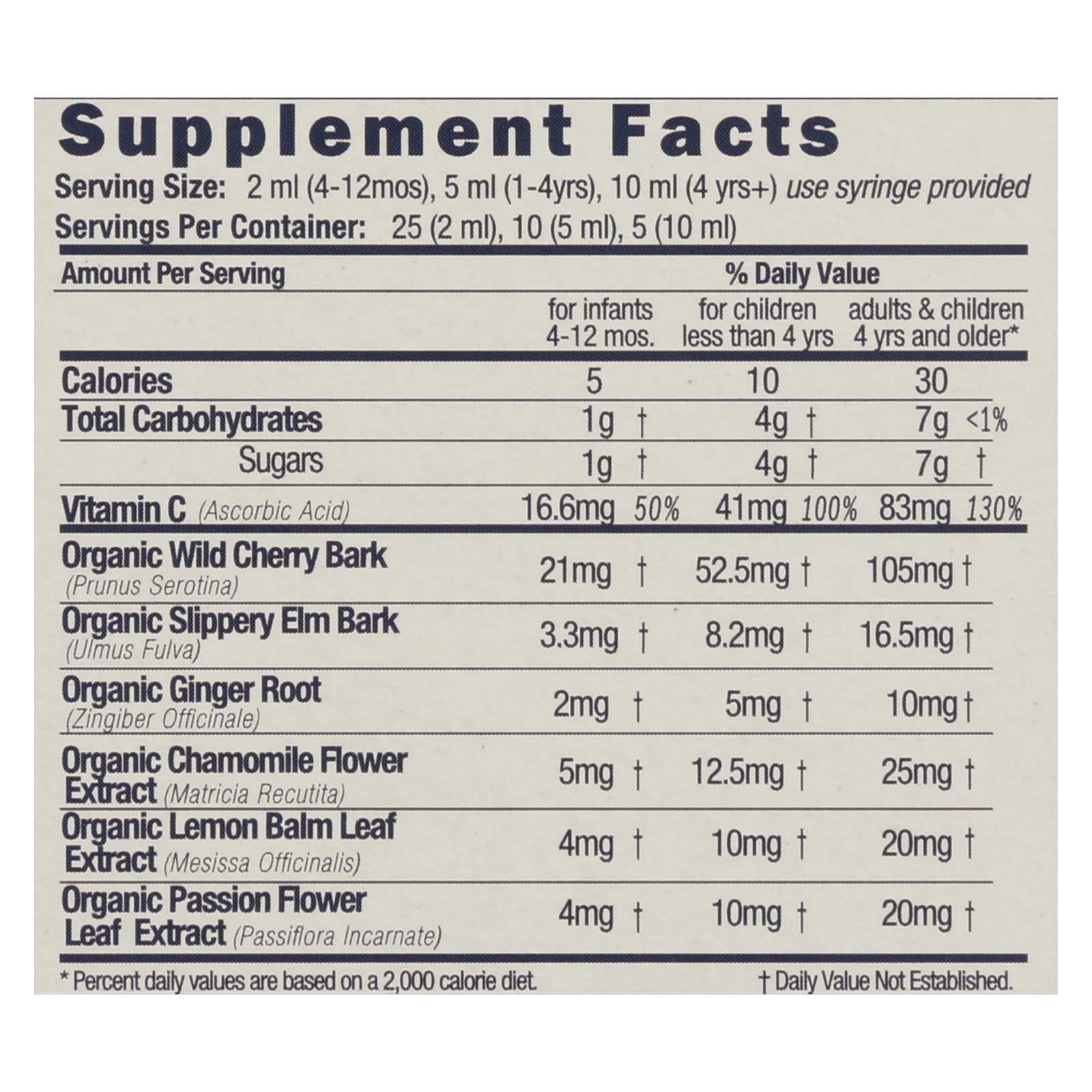 Mommy's Bliss Nighttime Cough Syrup for Babies 1.67 Fl oz