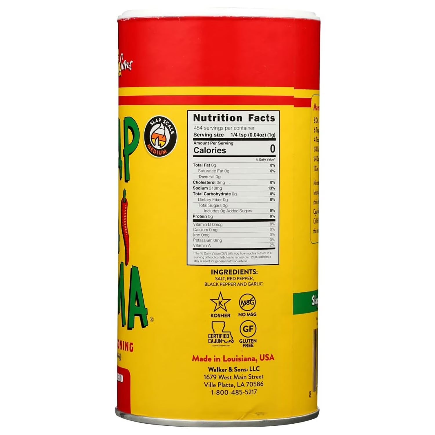 Slap Ya Mama Original Cajun Seasoning, 16 oz, 6-Pack