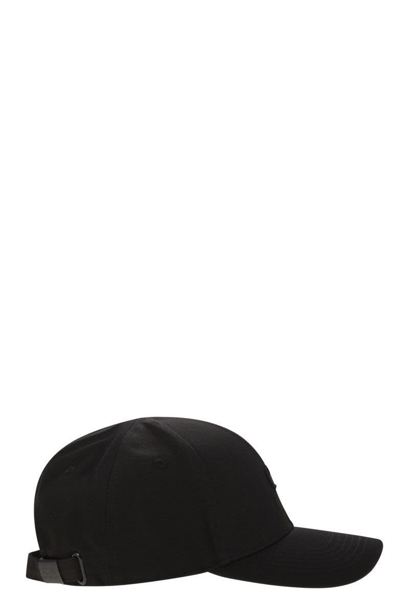 C.P.COMPANY Men's Visor Hat with Embroidered Logo
